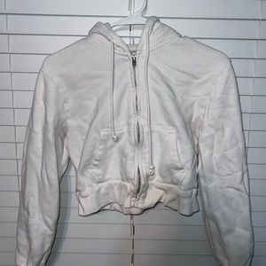 Brandy cropped zip up